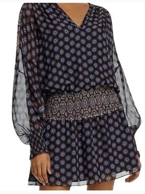 Ramy Brook Printed Davie Mini Dress